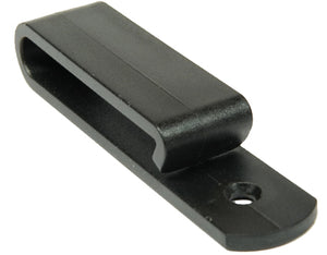 Black Polymer Belt Clip - Sold as Pair