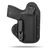 Comfortable Smith and Wesson Shield Appendix Holster by Hidden Hybrid Holsters, Right Hand Draw.