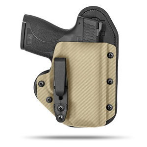 Hybrid Holsters are more comfortable.