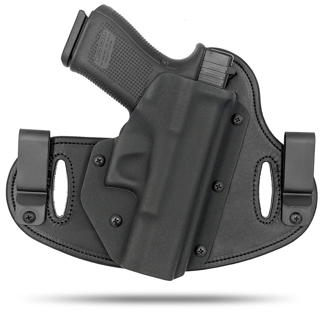 Double Clip inside the waistband glock holster from Hidden Hybrid Holsters