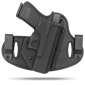 Double Clip inside the waistband glock holster from Hidden Hybrid Holsters