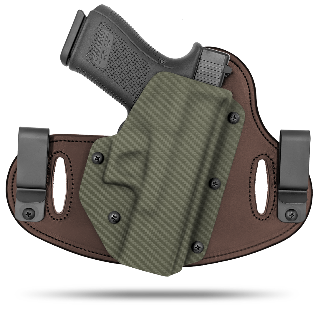 Glock Compatible - Fits Model 48 MOS - IWB & OWB - Double Clip Holster