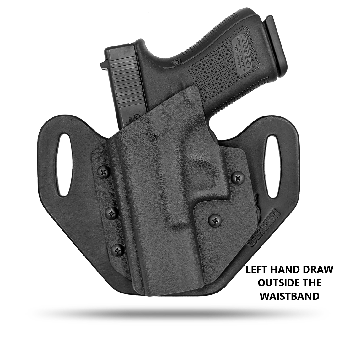 Glock - Glock 17 Gen5 Holster - Double Clip IWB & OWB - Hidden Hybrid  Holsters