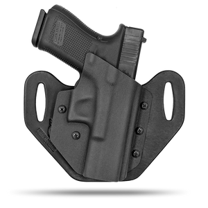 HIdden Hybrid Holsters, OWB, Outside the Waistband Holster made from quality leather and Kydex to provide comfort and retention