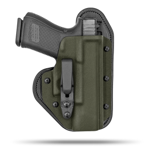 Comfortable Glock Appendix Holster Hidden Hybrid Holsters Right Hand OD Olive Drab Green