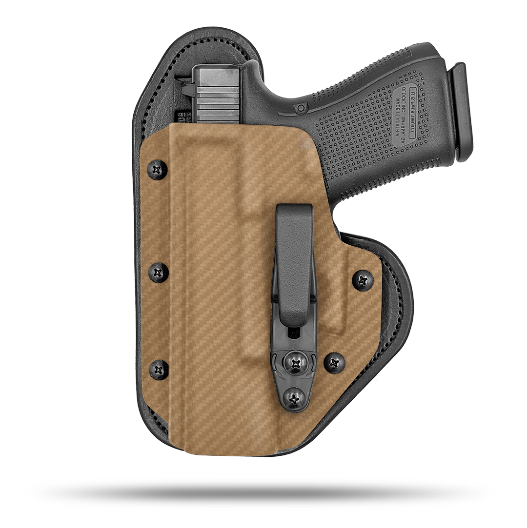 Comfortable Glock Appendix Holster Hidden Hybrid Holsters Left Hand