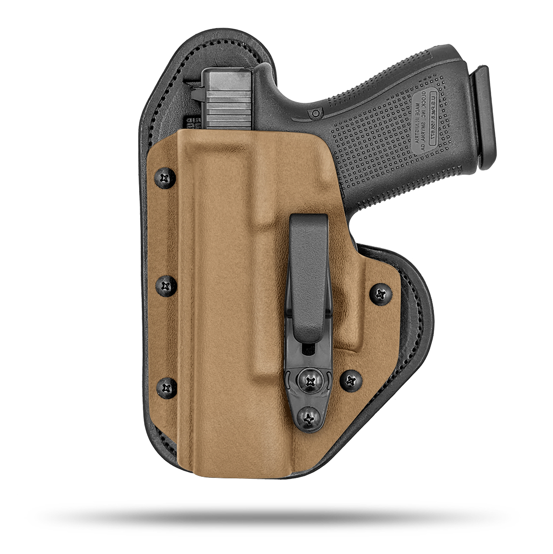 Comfortable Glock Appendix Holster Hidden Hybrid Holsters Left Hand