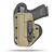 Comfortable Glock Appendix Holster Hidden Hybrid Holsters Left Hand