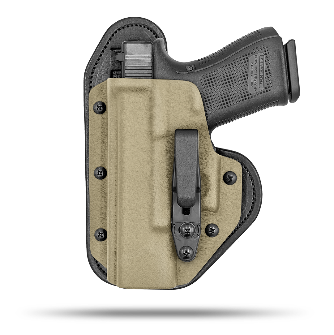 Comfortable Glock Appendix Holster Hidden Hybrid Holsters Left Hand