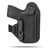 Ultra Comfortable Hidden Hybrid Holsters IWB, Conceled Carry Holster with Claw Concealment Option. The Claw puts pressure on the back of your belt t turn the grip closer to your body for less printing.