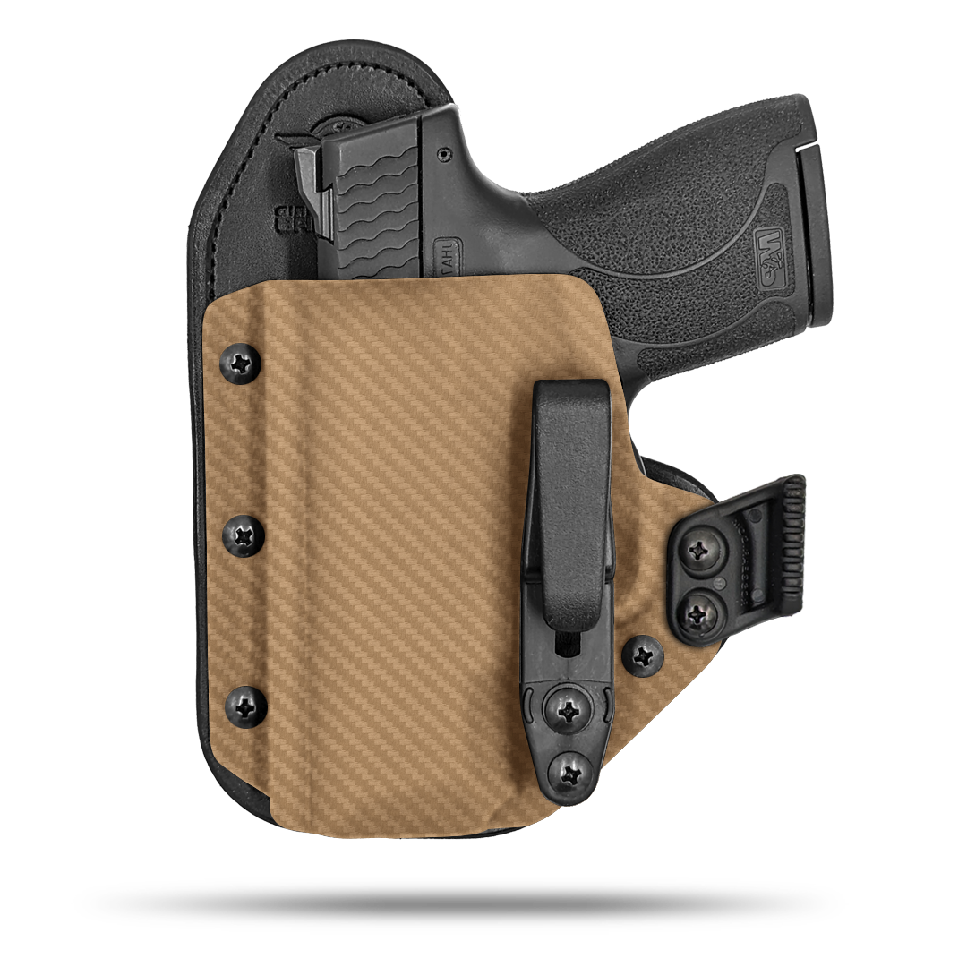 Ultra Comfortable Hidden Hybrid Holsters IWB, Conceled Carry Holster with Claw Concealment Option. 