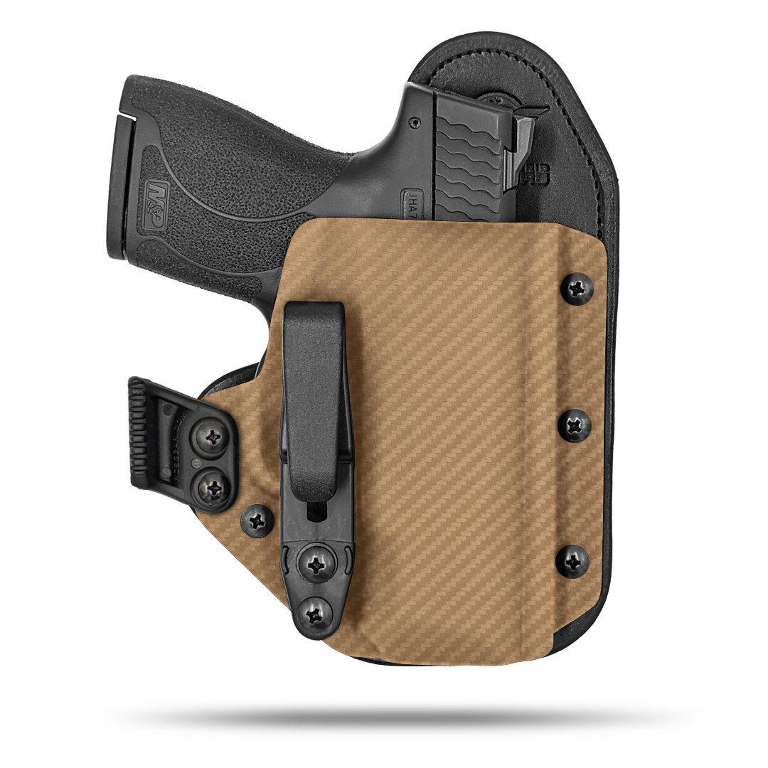 Ultra Comfortable Hidden Hybrid Holsters IWB, Conceled Carry Holster with Claw Concealment Option. 