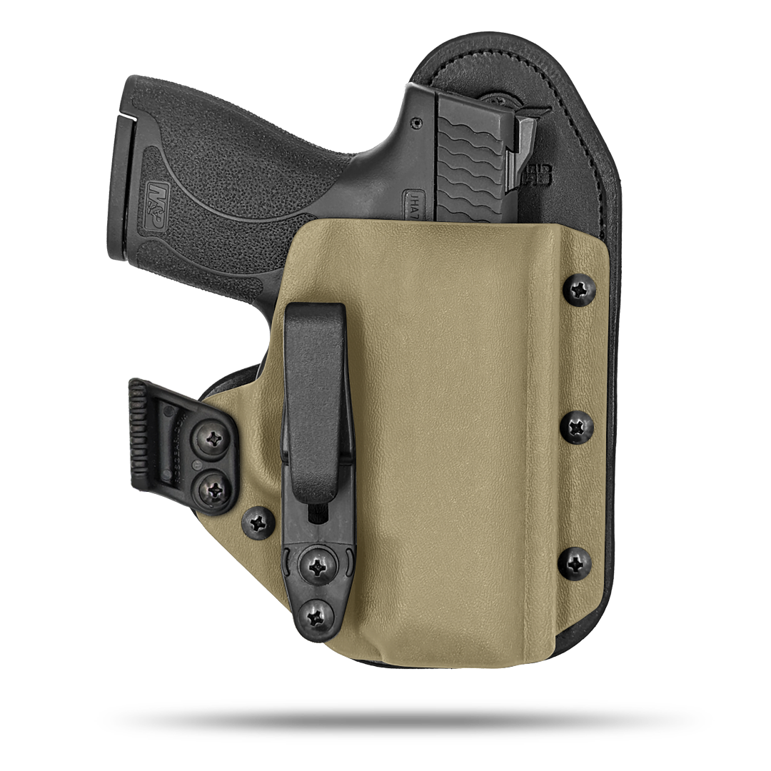 Ultra Comfortable Hidden Hybrid Holsters IWB, Conceled Carry Holster with Claw Concealment Option. 