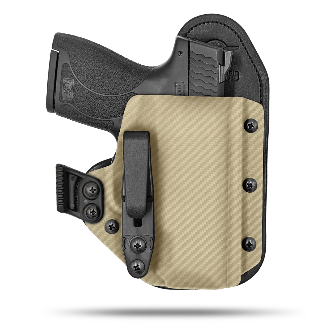 Ultra Comfortable Hidden Hybrid Holsters IWB, Conceled Carry Holster with Claw Concealment Option. 