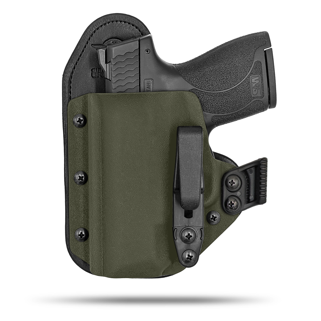 Ultra Comfortable Hidden Hybrid Holsters IWB, Conceled Carry Holster with Claw Concealment Option. 