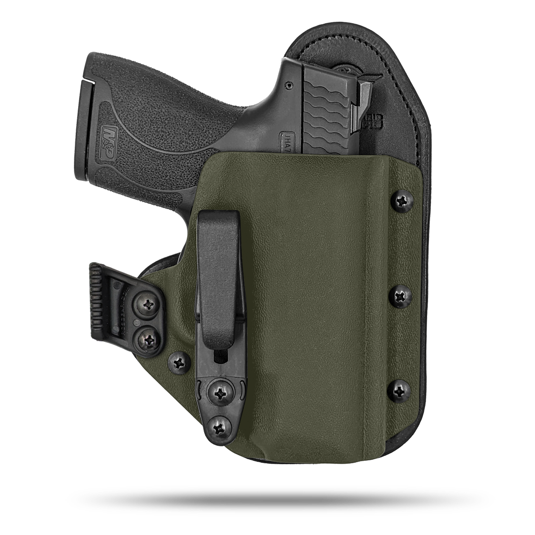 Ultra Comfortable Hidden Hybrid Holsters IWB, Conceled Carry Holster with Claw Concealment Option. 