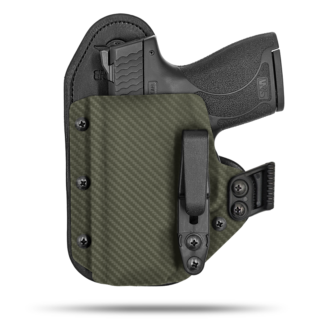 Ultra Comfortable Hidden Hybrid Holsters IWB, Conceled Carry Holster with Claw Concealment Option. 