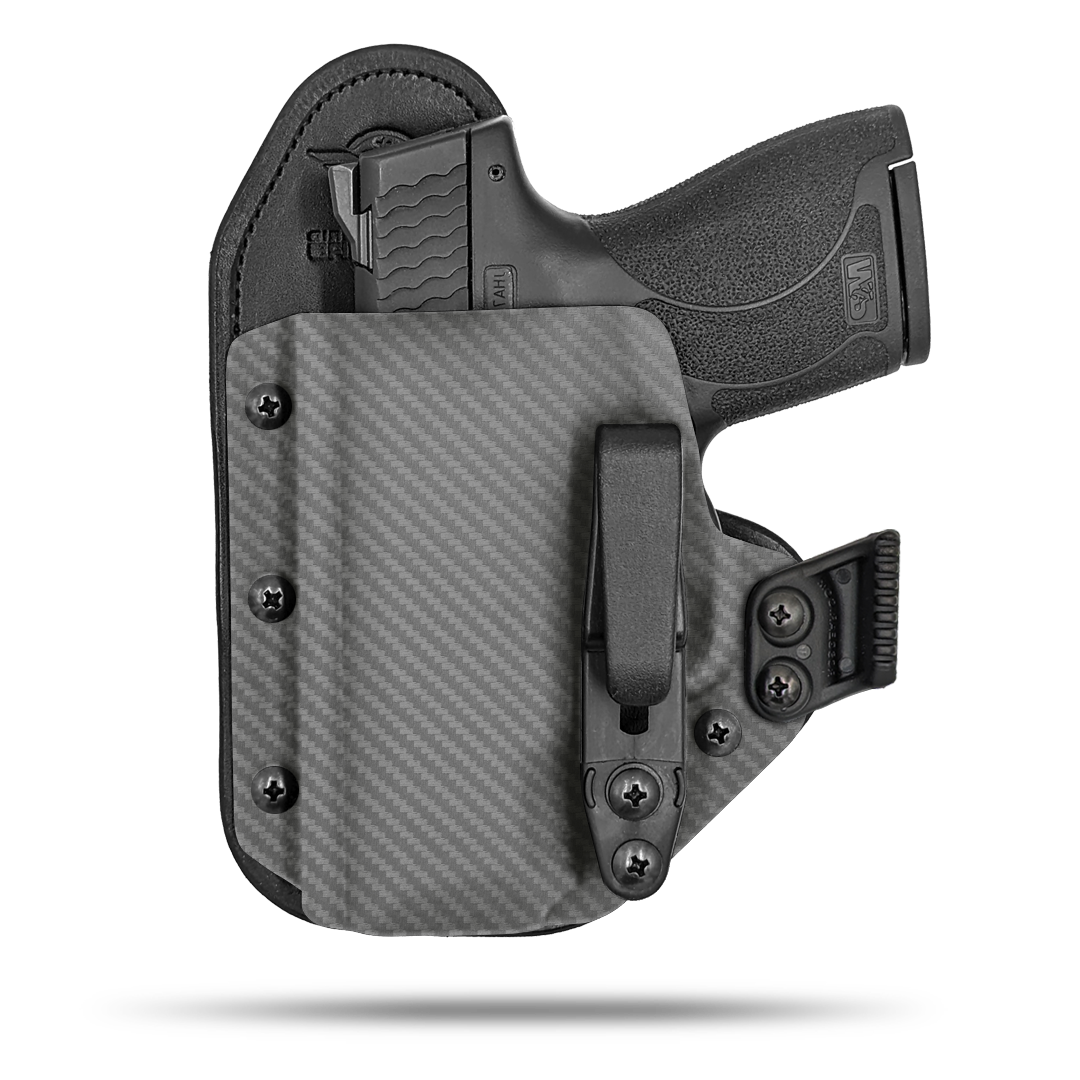 Ultra Comfortable Hidden Hybrid Holsters IWB, Conceled Carry Holster with Claw Concealment Option. 