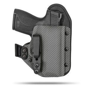 Ultra Comfortable Hidden Hybrid Holsters IWB, Conceled Carry Holster with Claw Concealment Option. 