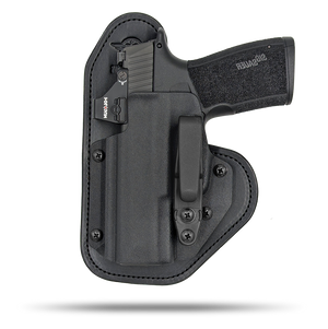 Ultra Comfortable, Optic Ready, Appendix and Strong Side Leather and Kydex Holster by Hidde Hybrid Holsters for Sig Sauer P365 xMacro