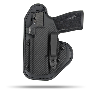 Ultra Comfortable, Optic Ready, Appendix and Strong Side Leather and Kydex Holster by Hidde Hybrid Holsters for Sig Sauer P365 xMacro