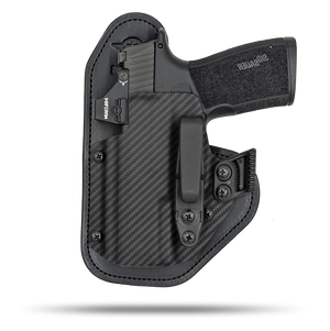 Ultra Comfortable, Optic Ready, Appendix and Strong Side Leather and Kydex Holster by Hidde Hybrid Holsters for Sig Sauer P365 xMacro