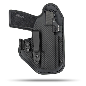 Ultra Comfortable, Optic Ready, Appendix and Strong Side Leather and Kydex Holster by Hidde Hybrid Holsters for Sig Sauer P365 xMacro