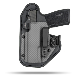 Ultra Comfortable, Optic Ready, Appendix and Strong Side Leather and Kydex Holster by Hidde Hybrid Holsters for Sig Sauer P365 xMacro