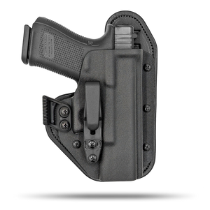 Comfortable Appendix or Small f the Back Holster with Claw Concealment Option by Hidden Hybrid Holsters 