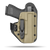 Comfortable Appendix or Small f the Back Holster with Claw Concealment Option by Hidden Hybrid Holsters