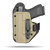 Comfortable Appendix or Small f the Back Holster with Claw Concealment Option by Hidden Hybrid Holsters