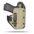 Comfortable Appendix or Small f the Back Holster with Claw Concealment Option by Hidden Hybrid Holsters