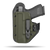 Comfortable Appendix or Small f the Back Holster with Claw Concealment Option by Hidden Hybrid Holsters