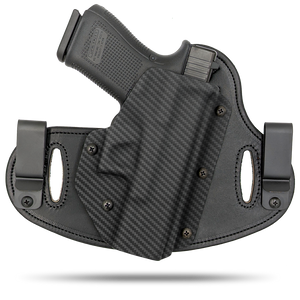Glock Compatible - Fits Model 34, 35 Gen 4 MOS - IWB & OWB - Double Clip