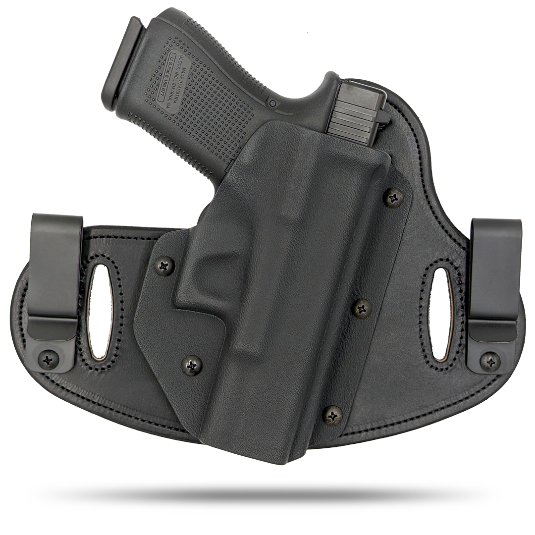 Glock Compatible - Fits Model 19x - IWB & OWB - Double Clip