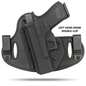 Glock Compatible - Fits Model 19, 23, 25, 32, 38 - IWB & OWB - Double Clip