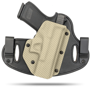 Glock Compatible - Fits Model 19 Gen 5 - IWB & OWB - Double Clip