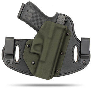 Glock Compatible - Fits Model 34, 35 Gen 4 MOS - IWB & OWB - Double Clip