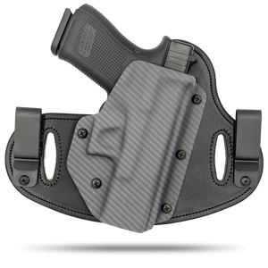 Glock Compatible - Fits Model 17 All Gen MOS - IWB & OWB - Double Clip