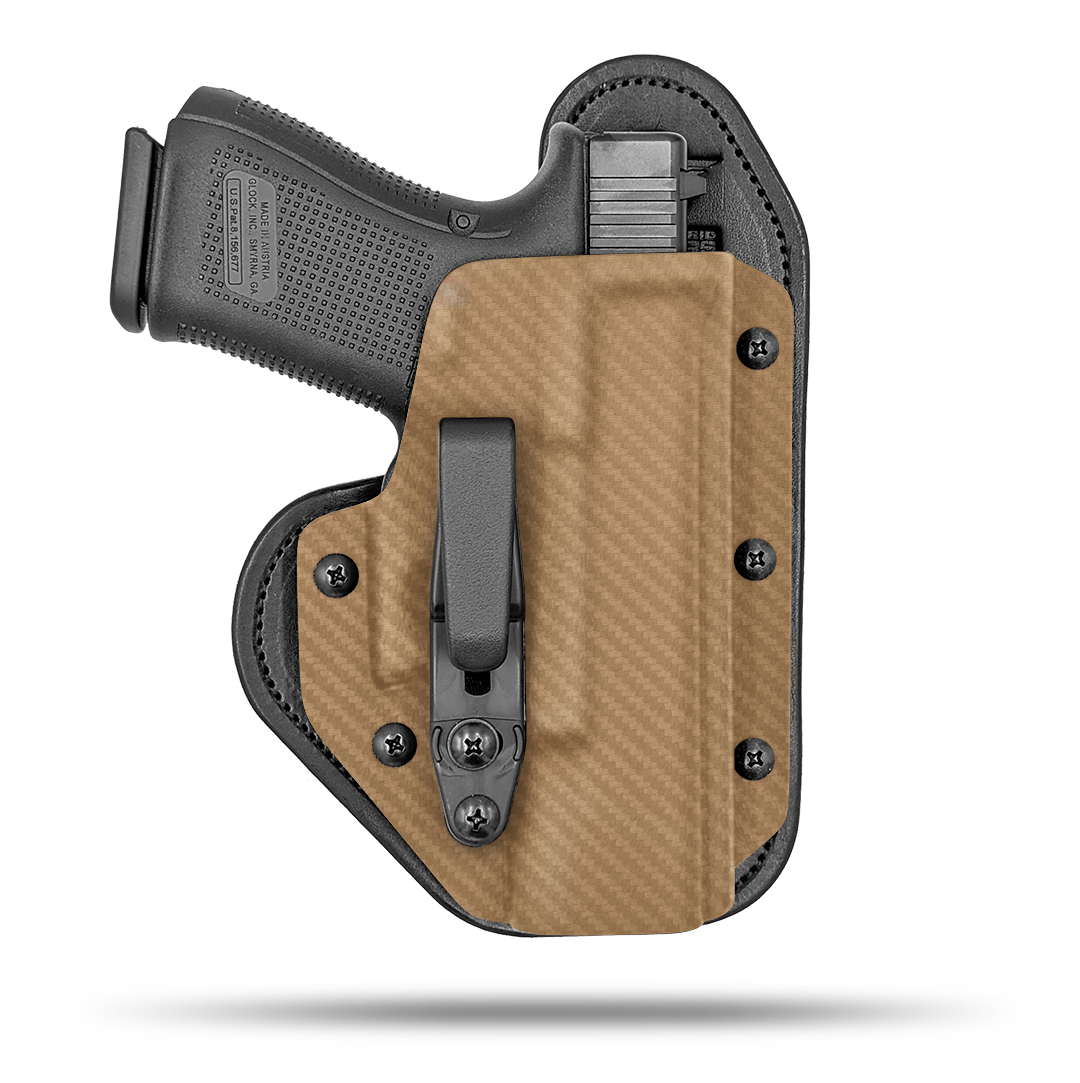 Glock Compatible - Fits Model 17, 22, 31, 37 - Appendix Carry - Strong -  Hidden Hybrid Holsters