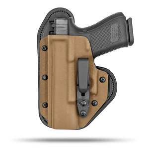 Glock Compatible - Fits Model 36 w/o Rail - Small of the Back Carry - Single Clip Holster