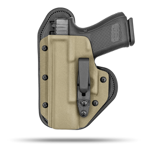 Glock Compatible - Fits Model 36 w/o Rail - Small of the Back Carry - Single Clip Holster