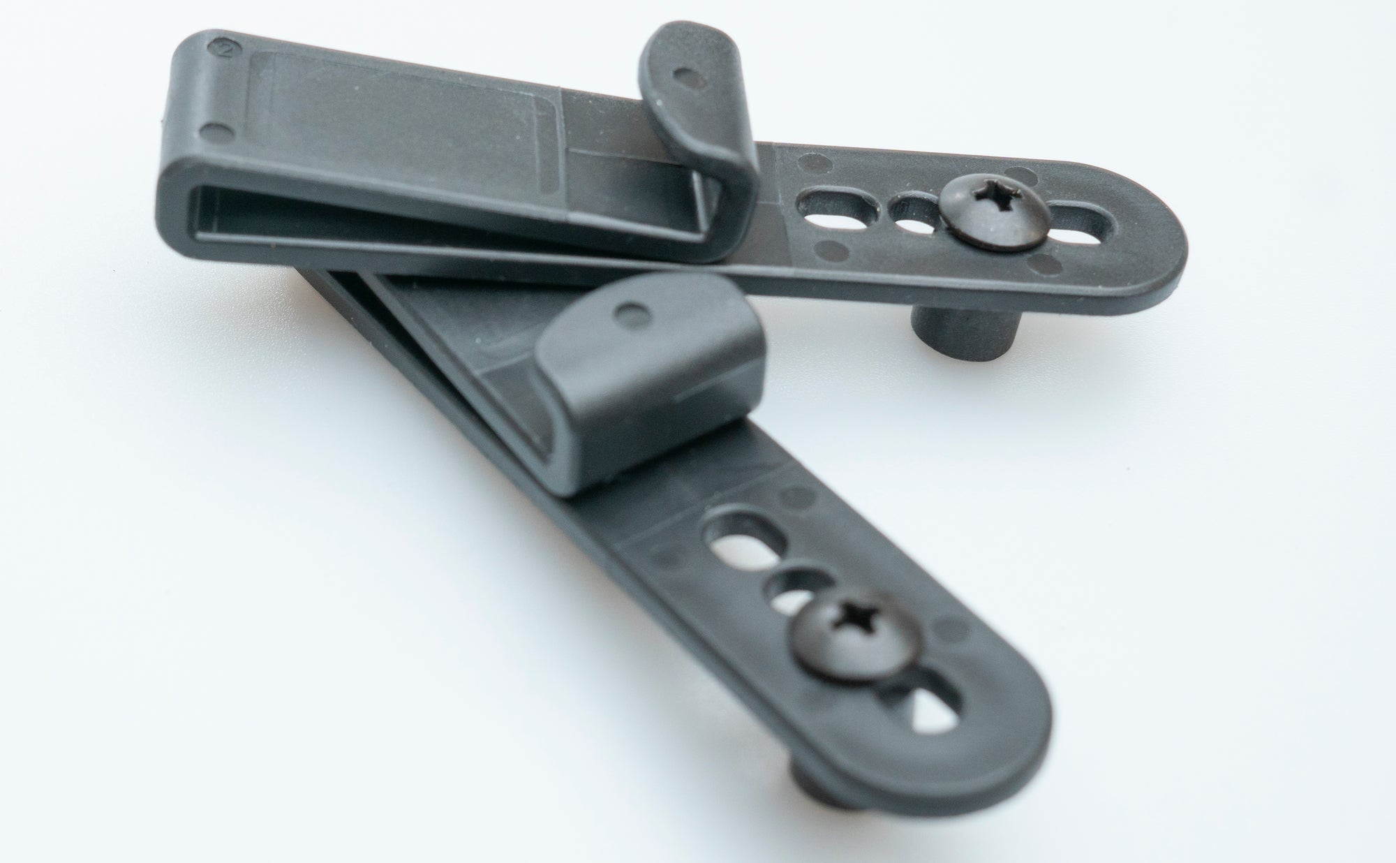 Black Polymer J-Clips - Sold as Pair