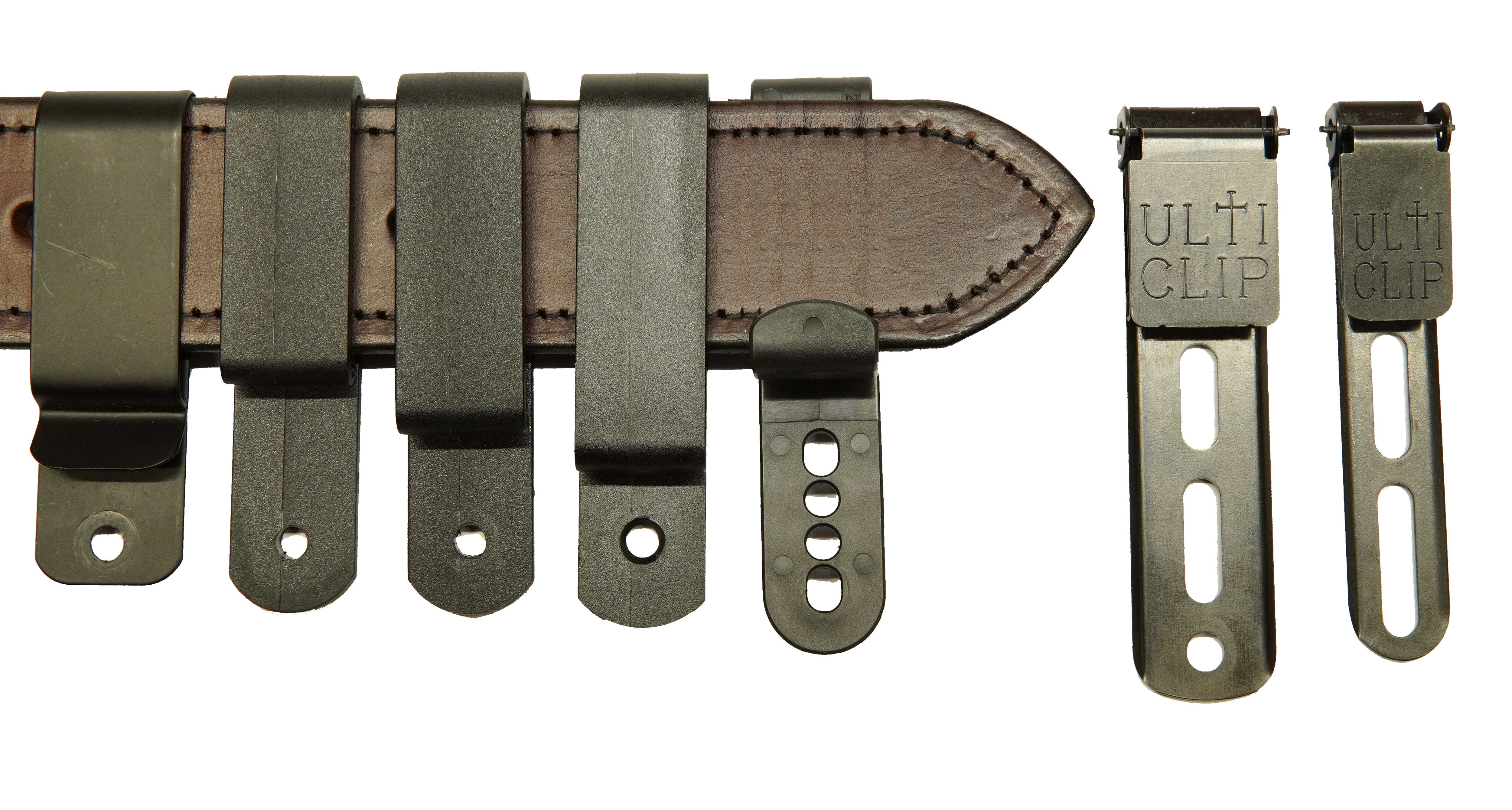 1-3/4 Spring Steel Belt Clips - Sold as Pair - Hidden Hybrid Holsters